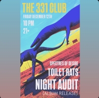 Night Audit "Call Me Back" album release show w/ Spectres of Desire and Toilet Rats